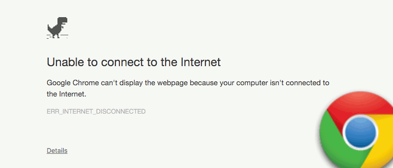 Unable to connect to the Internet
