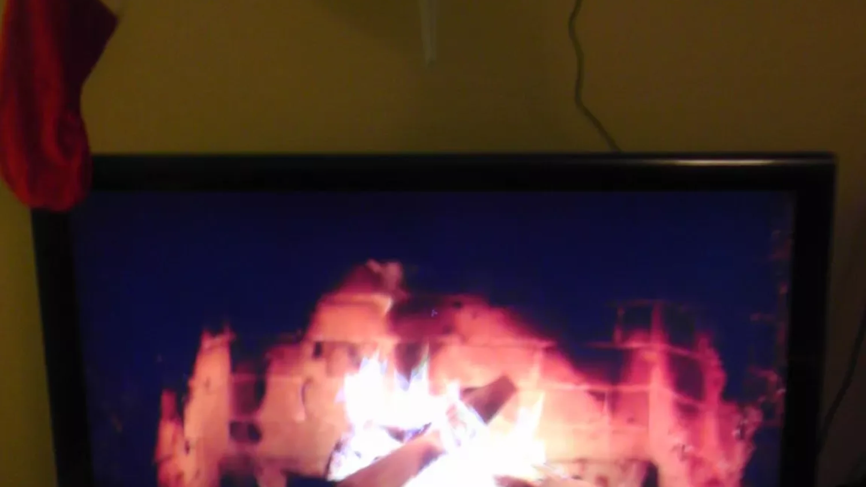 The Geek's Night Before Christmas My makeshift mantle, which inspired this poem