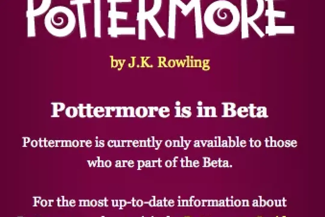 Pottermore to finally open up on April 1st, unless it's a cruel joke