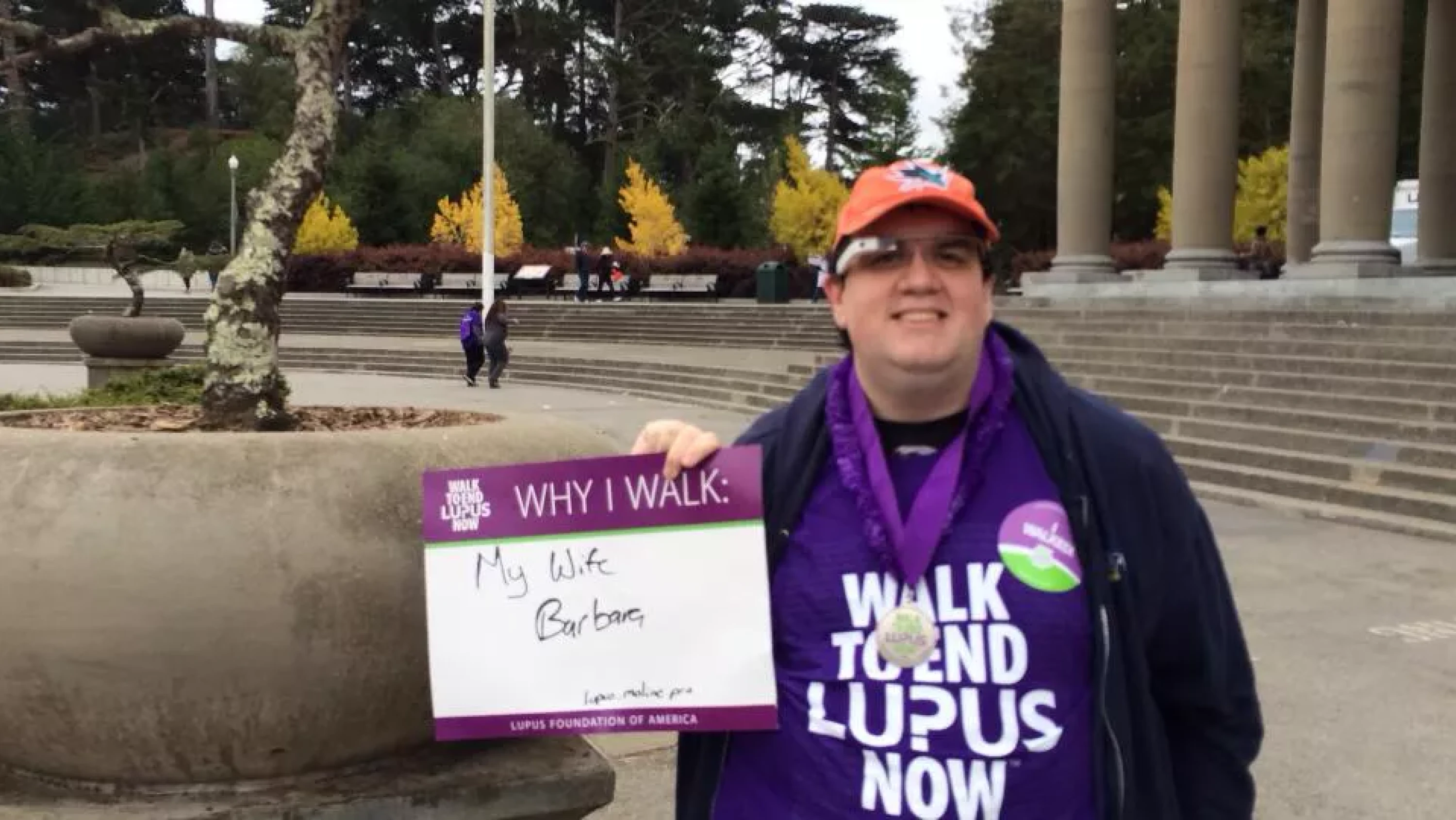 Nick at the Walk to end Lupus Now