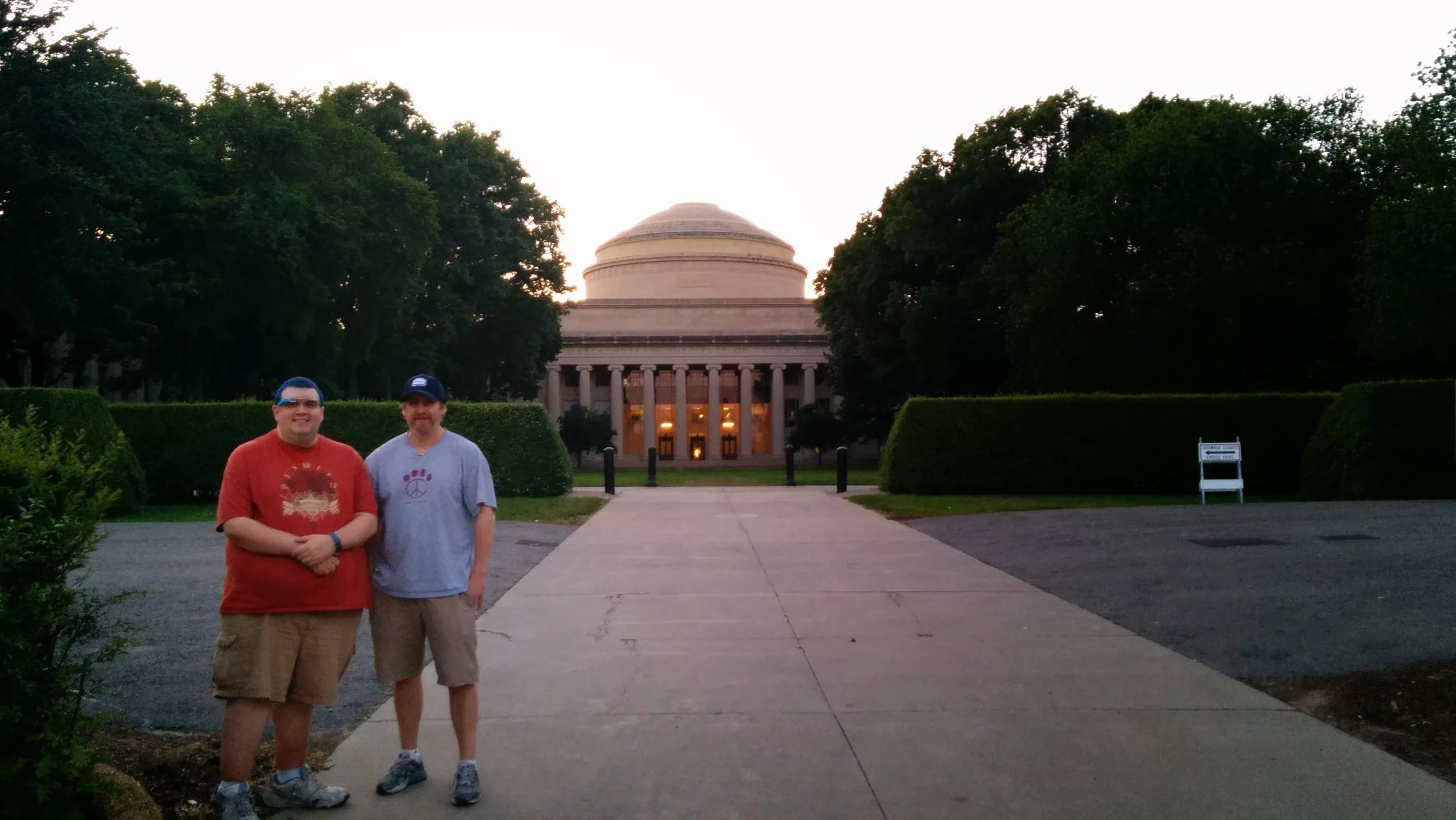 Nick and Tim at MIT