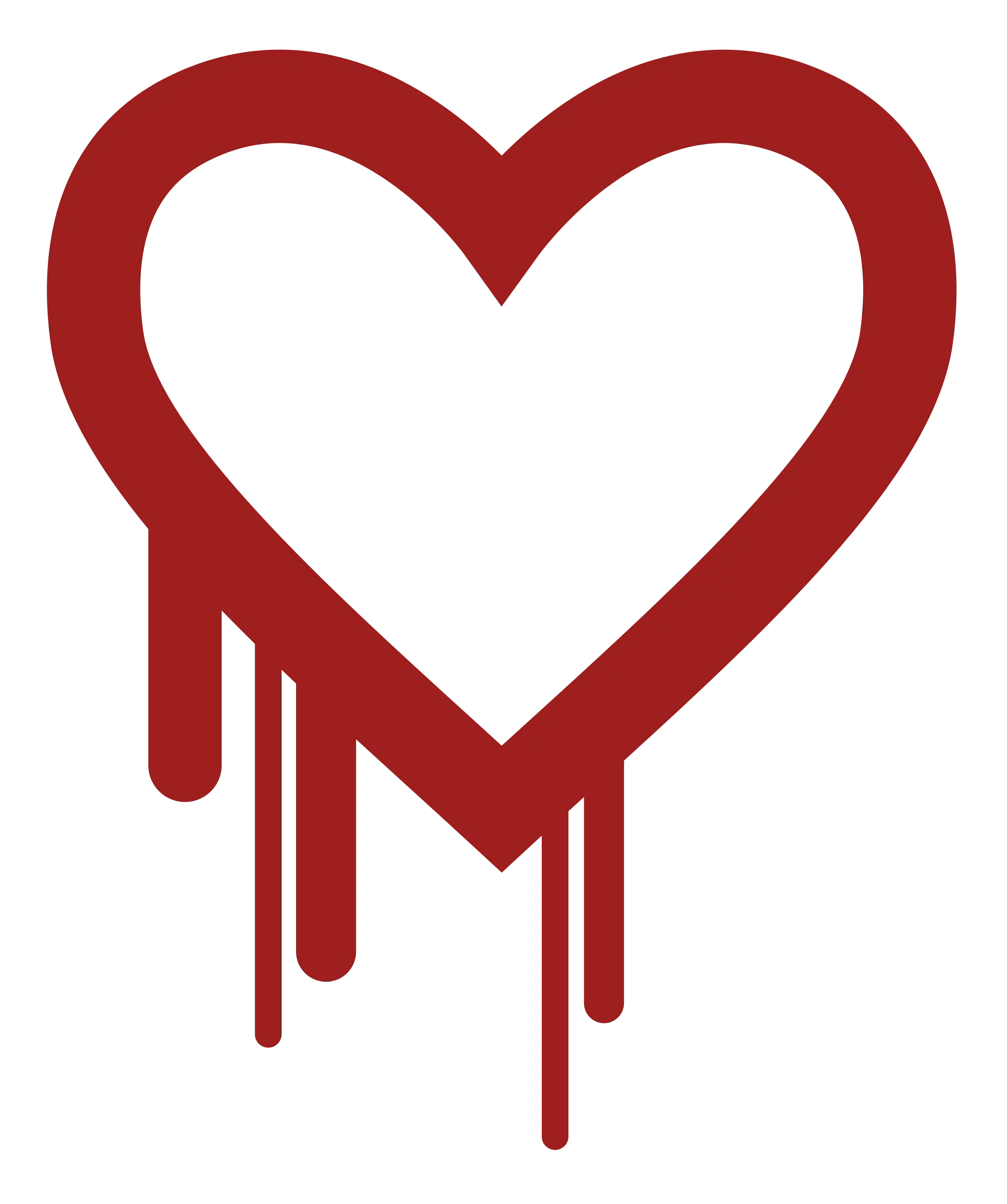 Logo for the Heartbleed SSL Vulnerability